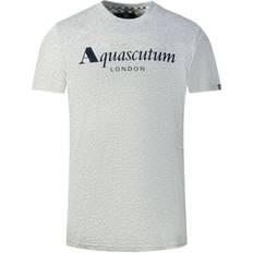 Aquascutum Kläder Aquascutum London Brand Logo T-shirt - Grey