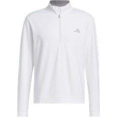 Golf - White Tops adidas Elevated 1/4-Zip Sweatshirt - White