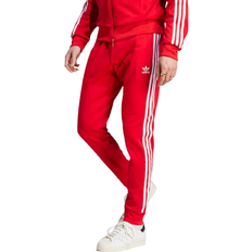 Herren - Weiß Hosen Adidas Adicolor Classics Sst Tracksuit Bottom - Better Scarlet/White