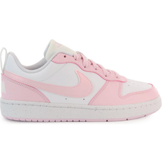 Court borough recraft pink Barnskor NIKE Court Borough Low Recraft GS - White/Pink Foam