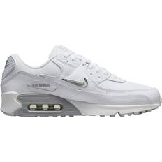 Men - Nike Air Max 90 Shoes Nike Air Max 90 M - White/Light Smoke Grey/Photon Dust