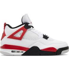 Jordan 4 black NIKE Air Jordan 4 Retro M - White/Fire Red/Black/Neutral Grey