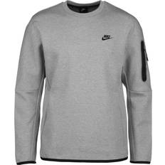 Klær NIKE Tech Fleece Crew Men - Dark Grey Heather/Black