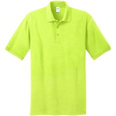 Port & Company Core Blend Jersey Knit Polo Shirt - Safety Green