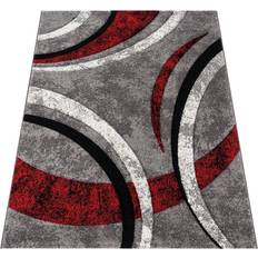 Paco Home Large rug Noir, Gris, Rouge cm