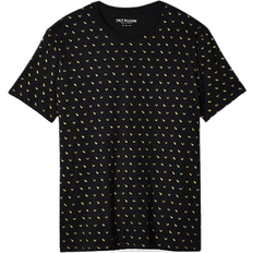 True Religion Allover Monogram Tee - Black