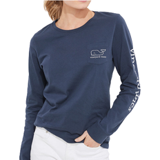 Vineyard Vines Vintage Whale Long-Sleeve T-shirt - Blue Blazer