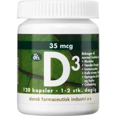 Améliore la fonction musculaire - Vitamine D Vitamines et Minéraux DFI D3 Vitamin 35mcg 120 pcs