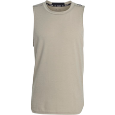 Beige - Herr - Träningsplagg Linnen adidas Designed For Training Workout Tank Top - Silver Pebble