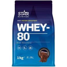 Proteiinijauheet Star Nutrition Whey 80 Tropical Smoothie 1kg