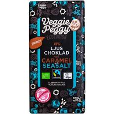 Veggie Peggy Matvaror Veggie Peggy Ljus Choklad Med Caramel & Seasalt 85g 1pack