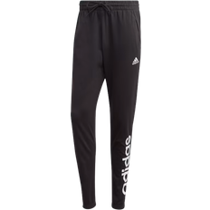 M Pantaloni & Shorts Adidas Essentials Single Jersey Tapered Elasticized Cuff Logo Pants - Black