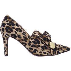 1 inch heels J.Reneé Hirisha - Brown/Black Animal Print