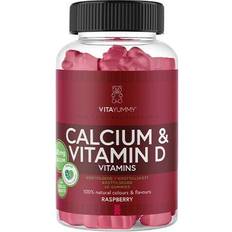 VitaYummy Calcium & Vitamin D Raspberry Gummies 60 pcs