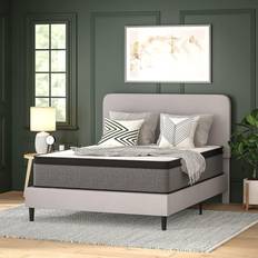 Flash Furniture Capri Comfortable Sleep 13 Inch Hybrid Queen Coil Spring Mattress