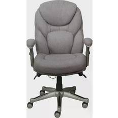 Beige Office Chairs Serta Executive with Back In Motion Technology Office Chair 44"