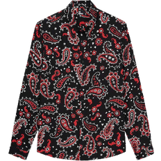 Paisley Shirts The Kooples Printed Shirt - Black/Red