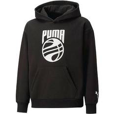 Puma Youth Posterize Basketball Hoodie - Black