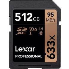 Lexar 633x Lexar Media SDXC Professional UHS-I U3 95MB/s 512GB (633x)