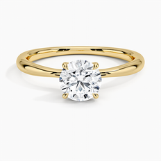 Gold - Women Rings Brilliant Earth Freesia Engagement Ring - Gold/Diamond