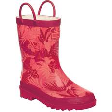 Regatta Great Outdoors Childrens/kids Minnow Patterned Wellington Boots unicorn/red