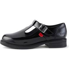 Kickers Children's Shoes Kickers Youth Womens Lach T-Bar Leather Black