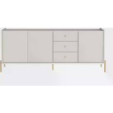 Beige Cabinets Manhattan Comfort Jasper Sideboard 72.5x29.5"