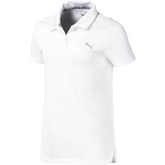 Hvid Polotrøjer Børnetøj Puma Golf Essential Pige Poloshirt Bright White