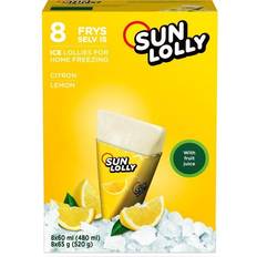 Sun Lolly Ice Pops 8-Pack for Lemon