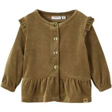 Velour Trøjer Name It Velour Cardigan