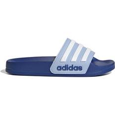 Adidas Kid's Adilette Shower Slides - Blue Dawn/Cloud White/Royal Blue