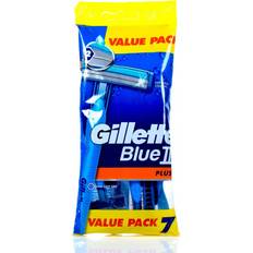 Blau Rasierer Gillette Einwegrasierer Blue II Plus, 7er Pack