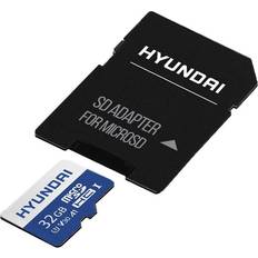 Hyundai 32Gb Microsdhc Uhs-I Memory Card With Adapter, 90Mb/S U3 Uhd, A1, V30