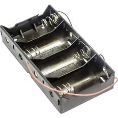 Batterier & Opladere MPD BH4DW Batteriholder 4 R20 D Kabel L x B x H 138 x 72 x 29 mm