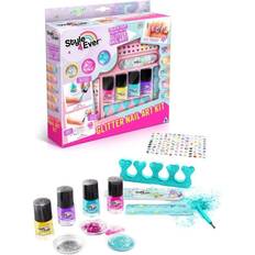 Nagellack kit Style 4 Ever Glitter Nail Art Nagelpaket med nagellack, klistermärken och glitter