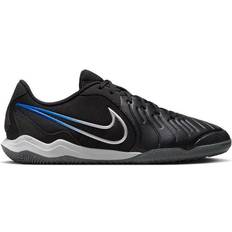 Microfiber Football Shoes Nike Tiempo Legend 10 Academy Low-Top - Black/Hyper Royal/Chrome