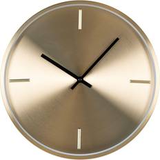 House Nordic Gold Aluminum 30 x 30 x 4 cm Wall Clock 30cm