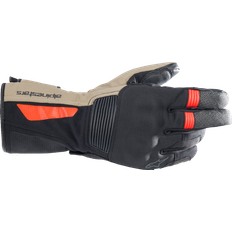 Alpinestars MC-Handsker Denali Aerogel Drystar Sort/Mørk Khaki/Neonrød