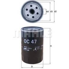 Mahle Oliefilter OC 47 3/4"-16UNF-2B