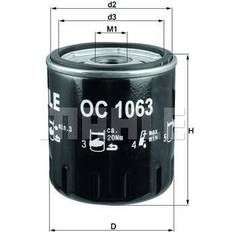 Mahle OC 1063 Oil Filter