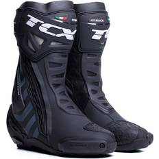 TCX RT Race Boots - Black/Dark Grey