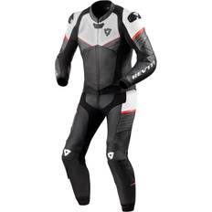 Rev'it! Motorcycle Suits Rev'it! Beta 2-Piece Motorcycle Leather Suit, black-white-red, for Men