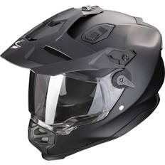Scorpion ADF-9000 Air Solid Matt Pearl Black Adventure Helmet Black
