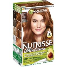 Gråa Permanenta hårfärger Garnier Nutrisse Ultra Crème Dark Copper Blonde 6.41