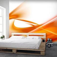 Artgeist Fototapet abstract orange 400 x 309 cm