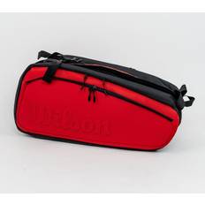 Tenniskassit ja Suojukset Wilson Super Tour 15pk Clash V2.0 Black/red, Unisex, varusteet, laukut & reput, Tennis, Punainen