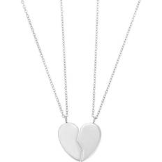 Barn Halsband Edblad Friendship Heart Necklace Kids Steel