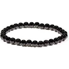 Black Onyx Armbånd - Poleret Krystaller