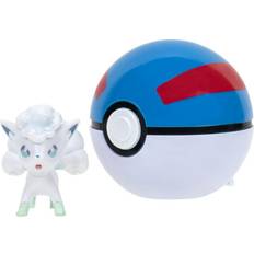 Toimintahahmot Jazwares Pokemon Clip n Go Alolan Vulpix Great Ball