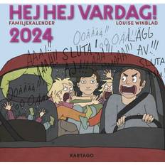 Familjekalender 2024 Väggkalender 2024 Hej hej vardag! Familjekalender